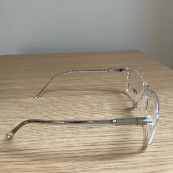 Philippe Starck Clear Glasses with Black Case